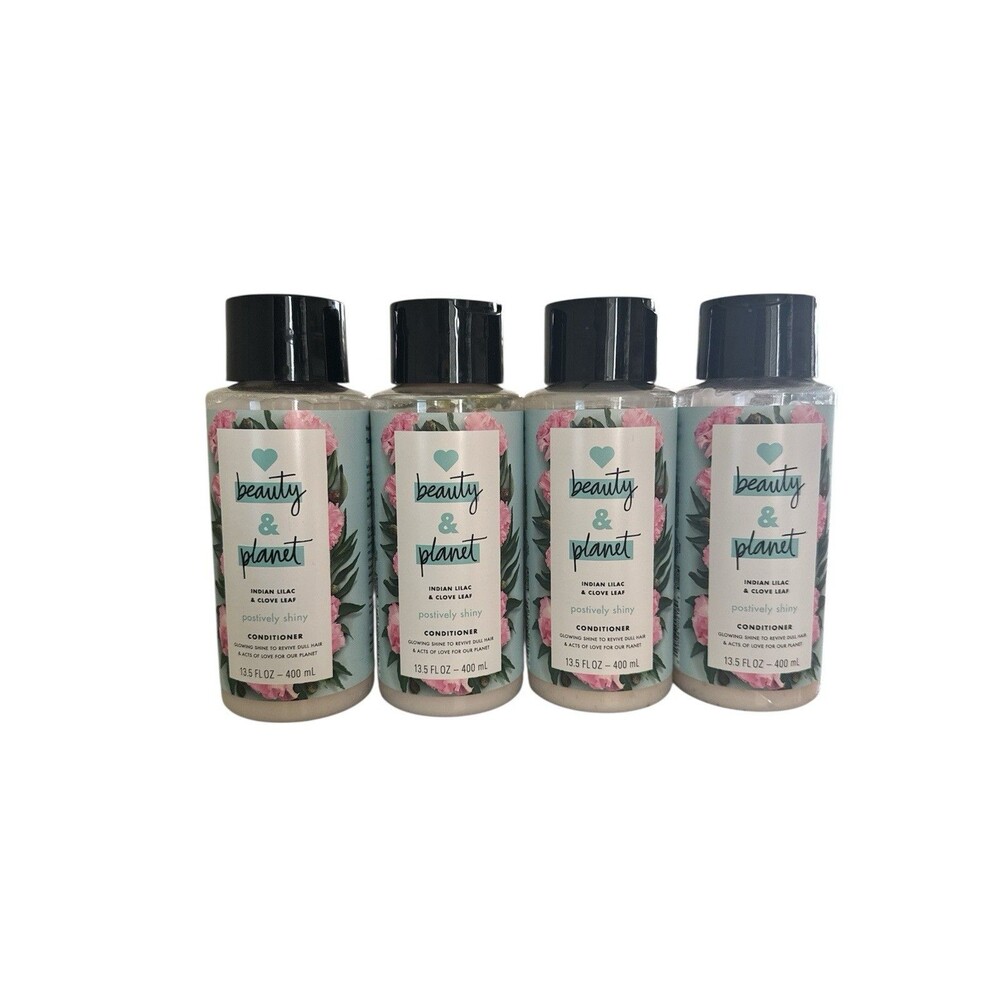 Beauty & Planet Indian Lilac & Clove Leaf Positively Shiny Conditioner 13.5oz